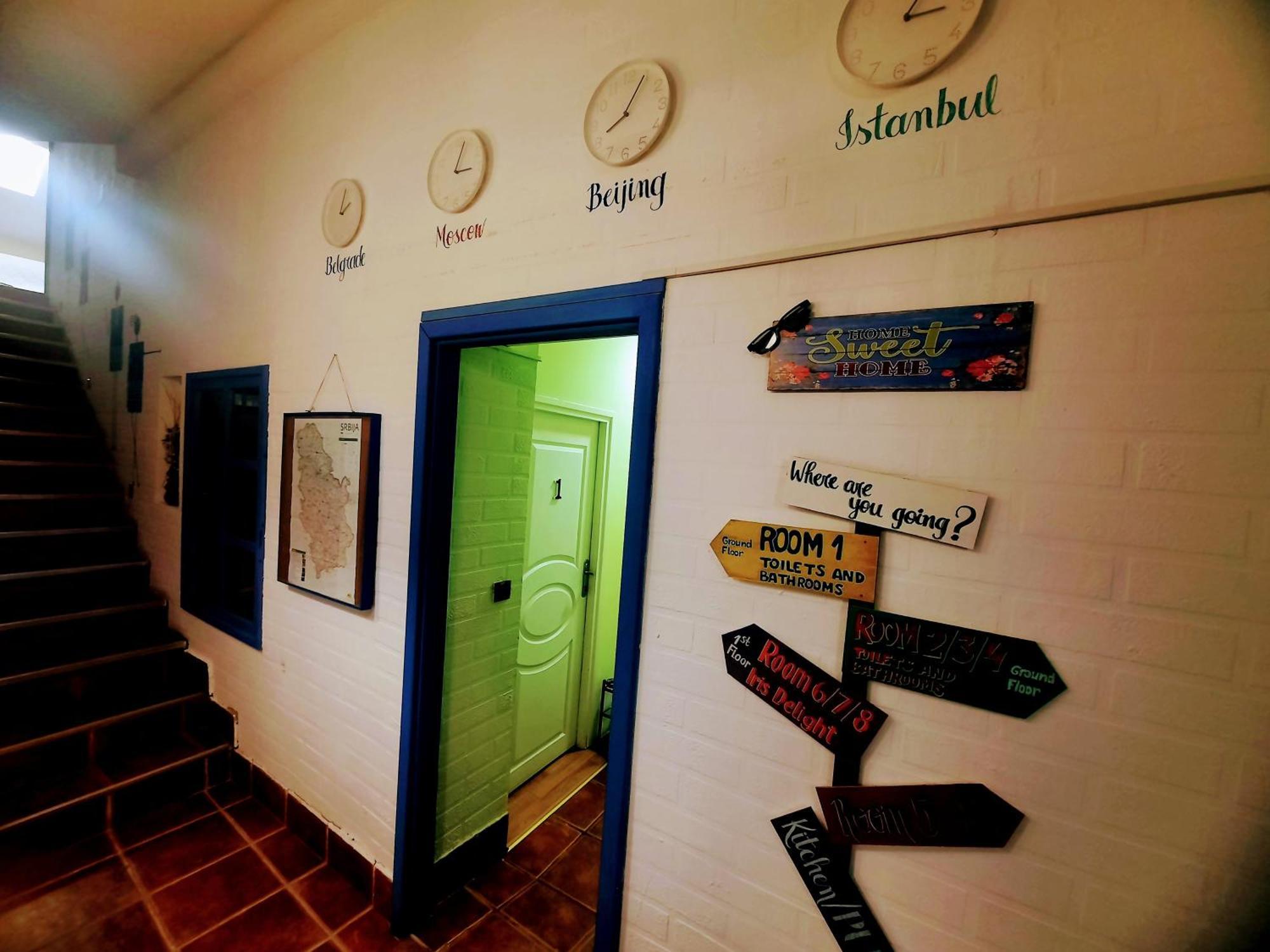 Hostel Iris Belgrad Dış mekan fotoğraf